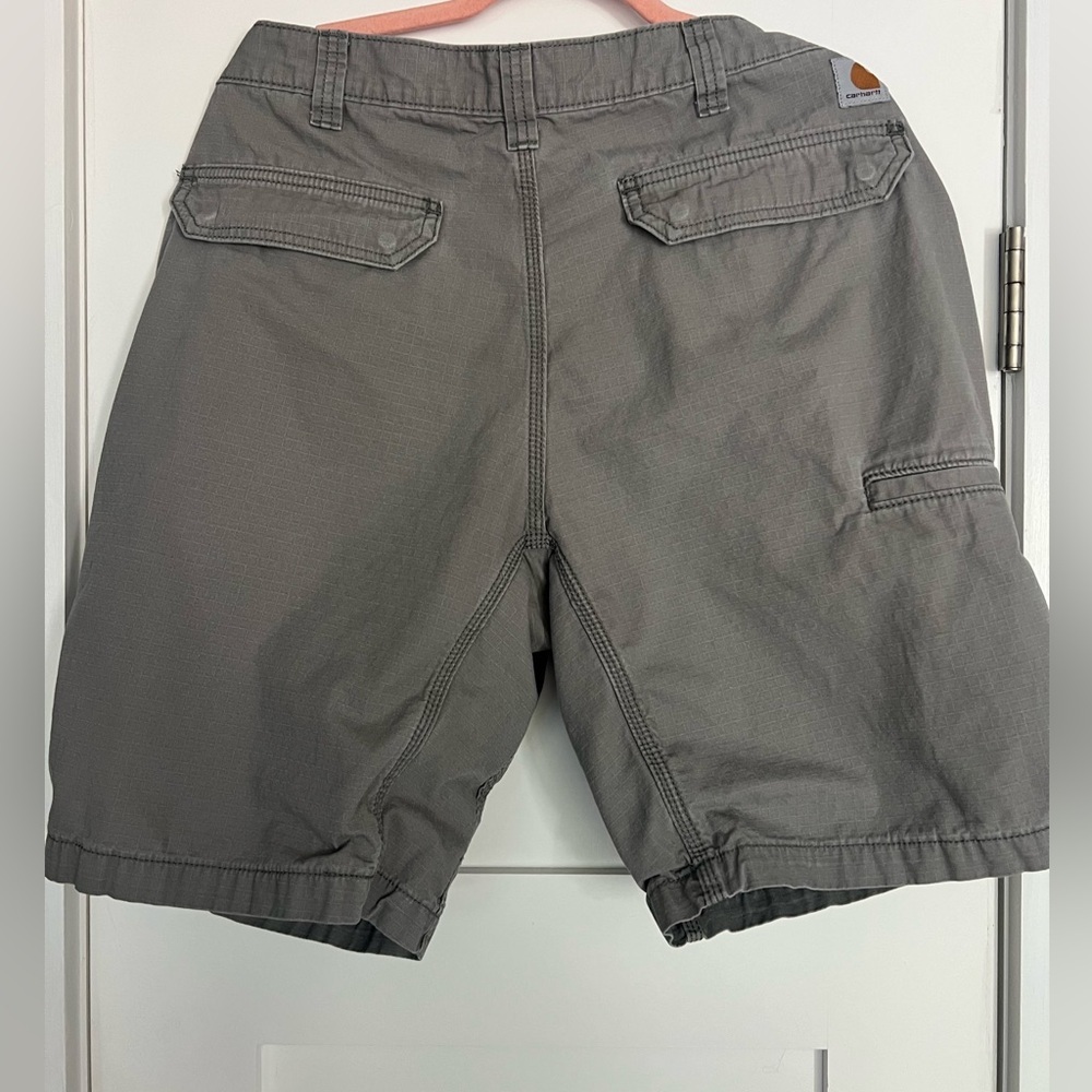 Carhartt Men's Relaxed Fit Gray Shorts~ Size: 36 - Picture 3 of 6